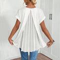 Blusa Elegante de Color Liso