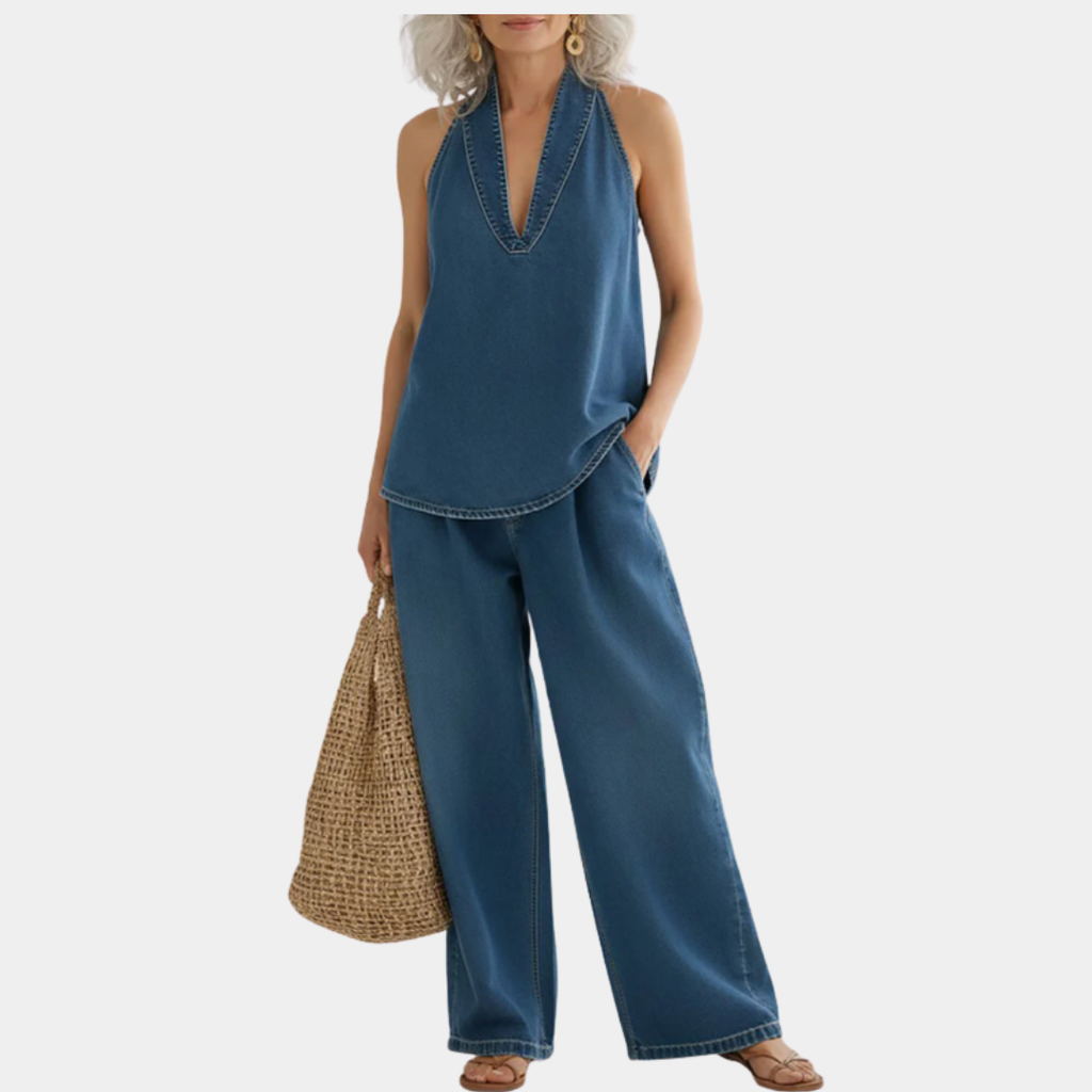 Ivy™ | Conjunto dos piezas denim vintage