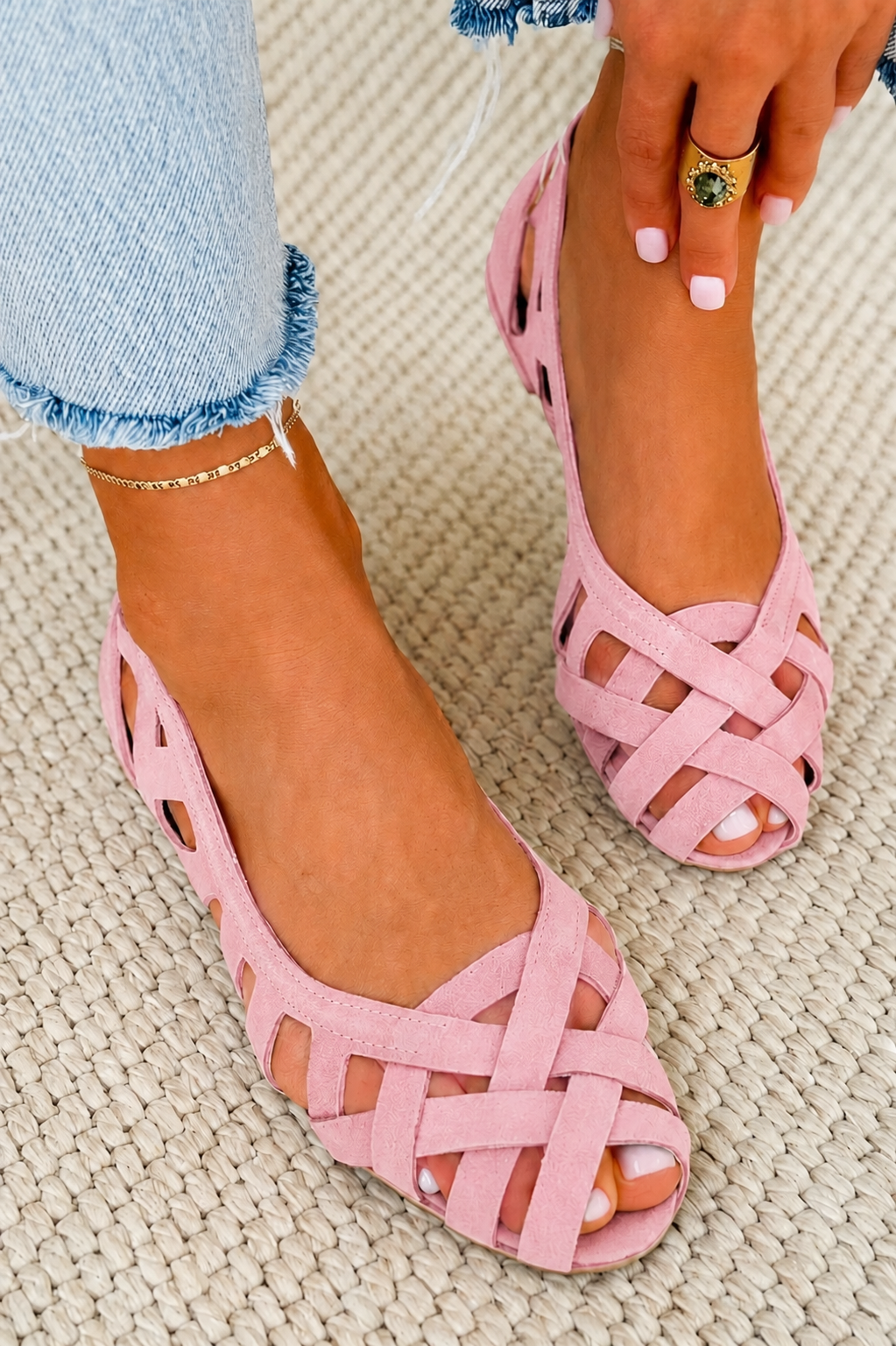 Azzurra | Sandalias Trenzadas Vibrantes