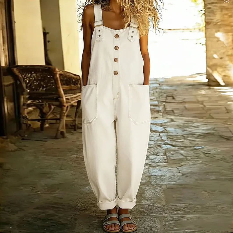 Mae™ | Peto vintage de algodón suave efecto denim