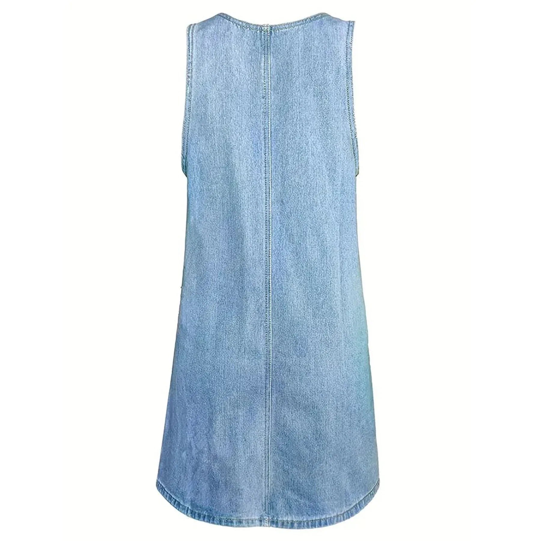 Saylor™ | Vestido informal estilo denim