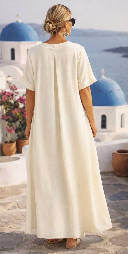 Fleur™ | Vestido Maxi Mediterráneo de Lujo