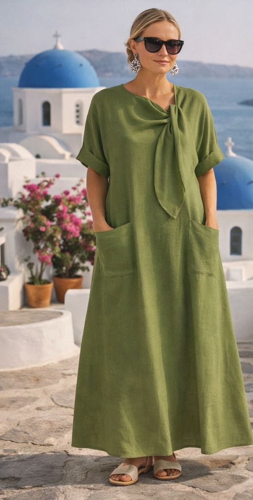 Fleur™ | Vestido Maxi Mediterráneo de Lujo