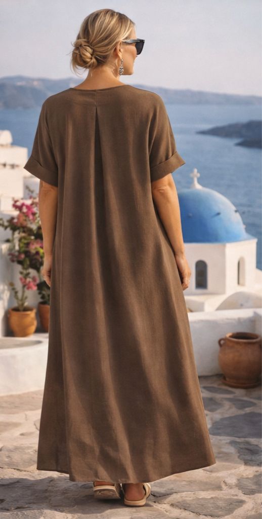 Fleur™ | Vestido Maxi Mediterráneo de Lujo