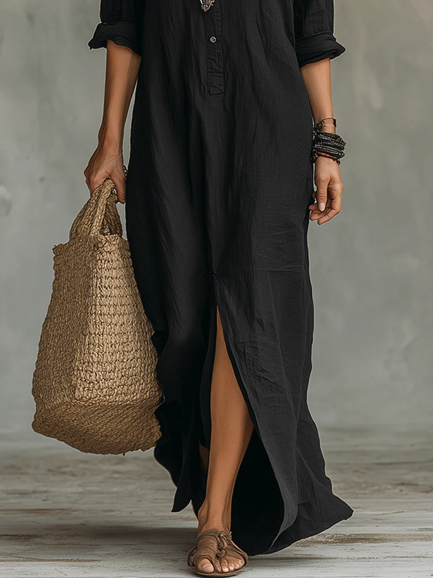 WILLOW | Vestido Maxi Sin Esfuerzo Silueta Favorecedora Uso Diario Versátil