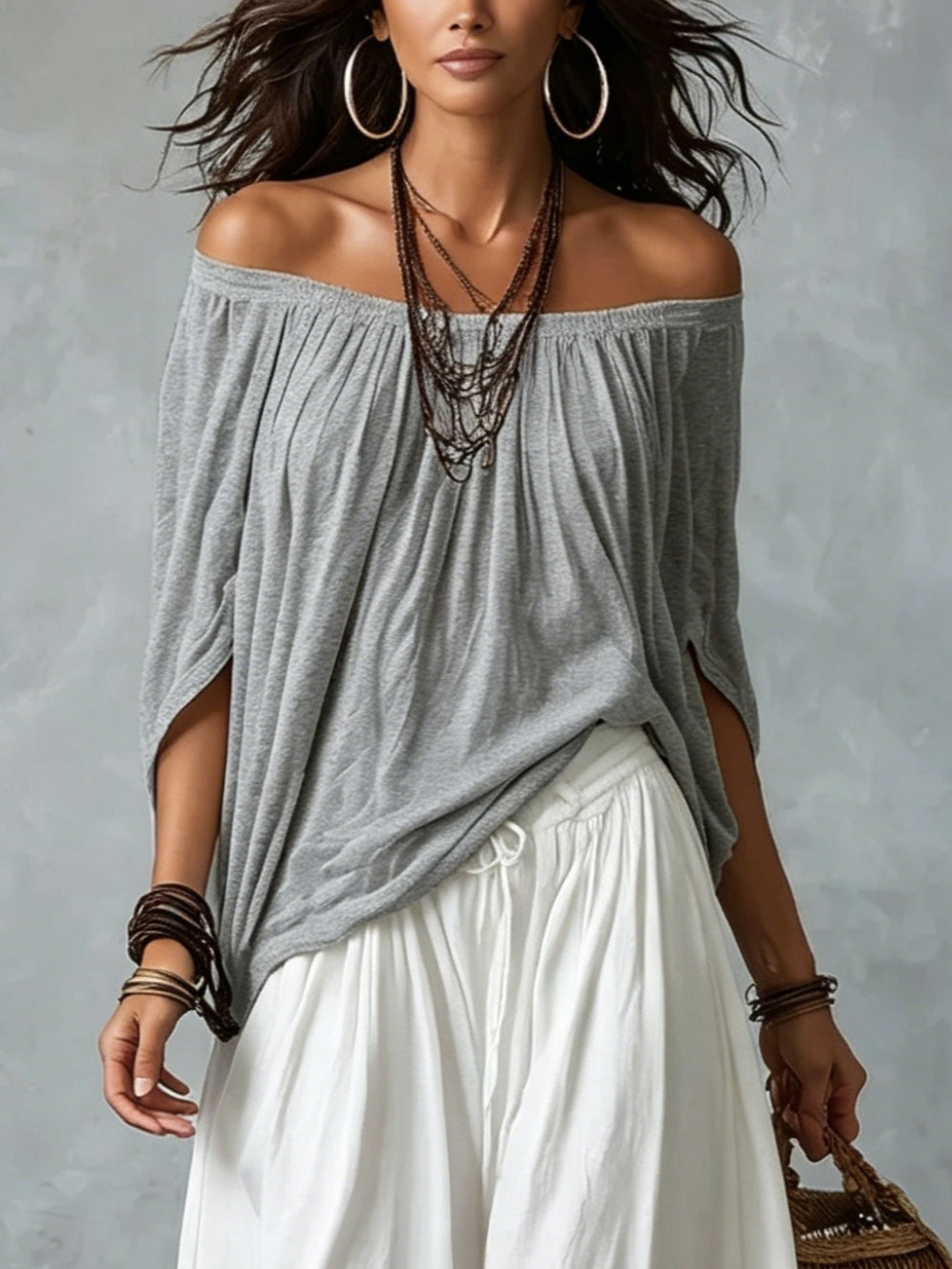 Isabella | Conjunto Bohemio Fluido Pantalón Farol