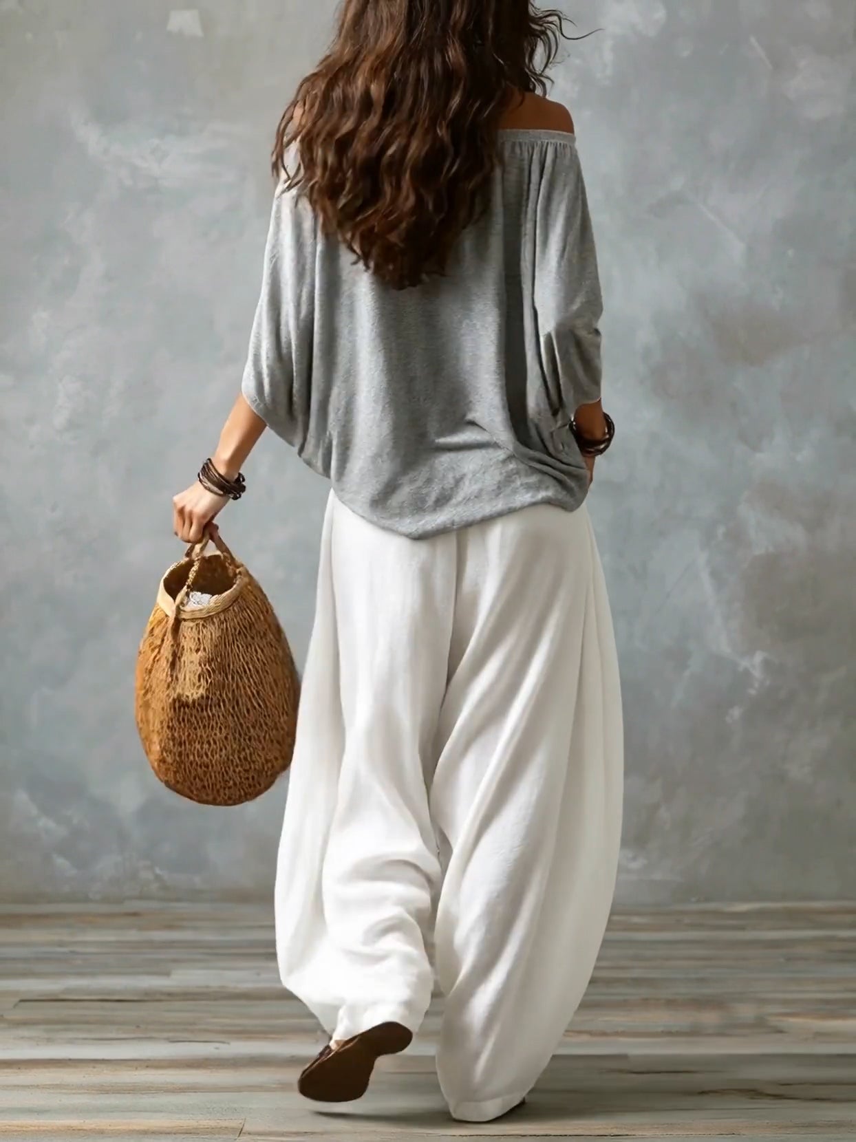 Isabella | Conjunto Bohemio Fluido Pantalón Farol
