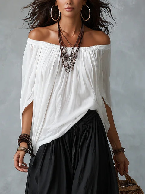 Isabella | Conjunto Bohemio Fluido Pantalón Farol