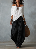 Isabella | Conjunto Bohemio Fluido Pantalón Farol