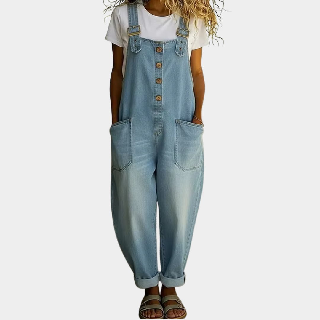 Mae™ | Peto vintage de algodón suave efecto denim
