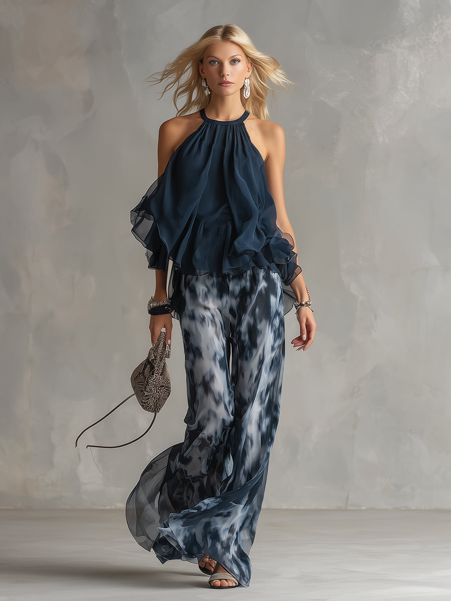 Sibanna · Conjunto Chiffon Azul Navy