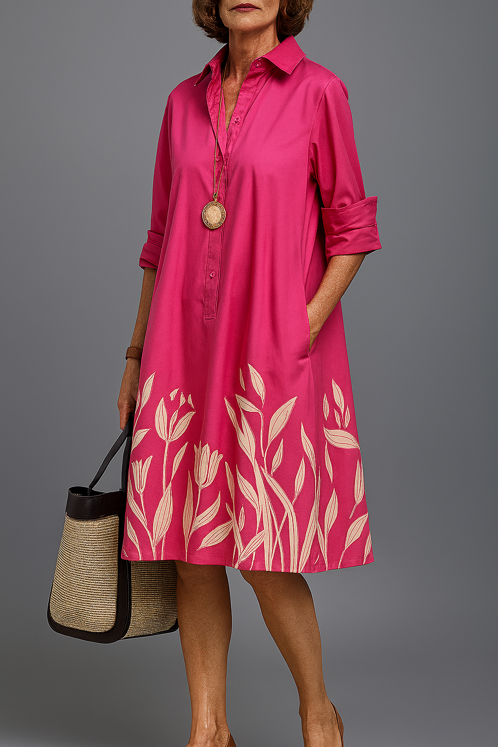 Grace™ | Cómodo vestido midi