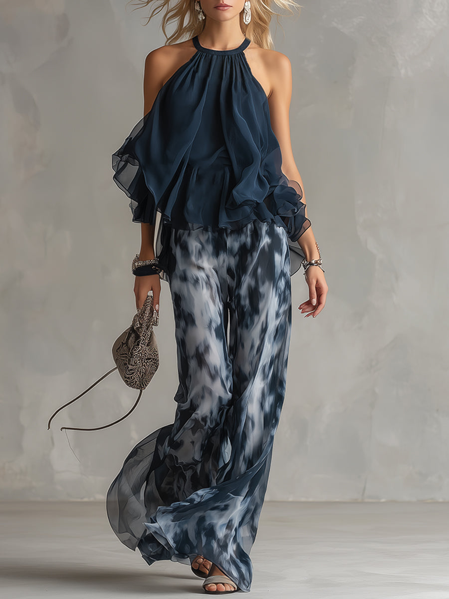 Sibanna · Conjunto Chiffon Azul Navy