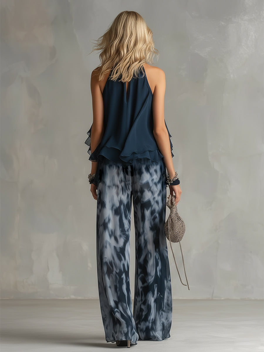 Sibanna · Conjunto Chiffon Azul Navy