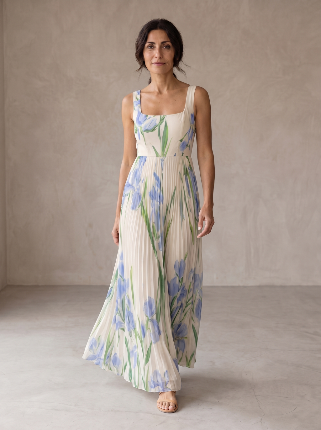 Oriah | Vestido Maxi A-Line Floral