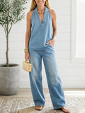 Ivy™ | Conjunto dos piezas denim vintage