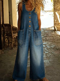 Ruth™ | Peto de denim algodón lavado vintage