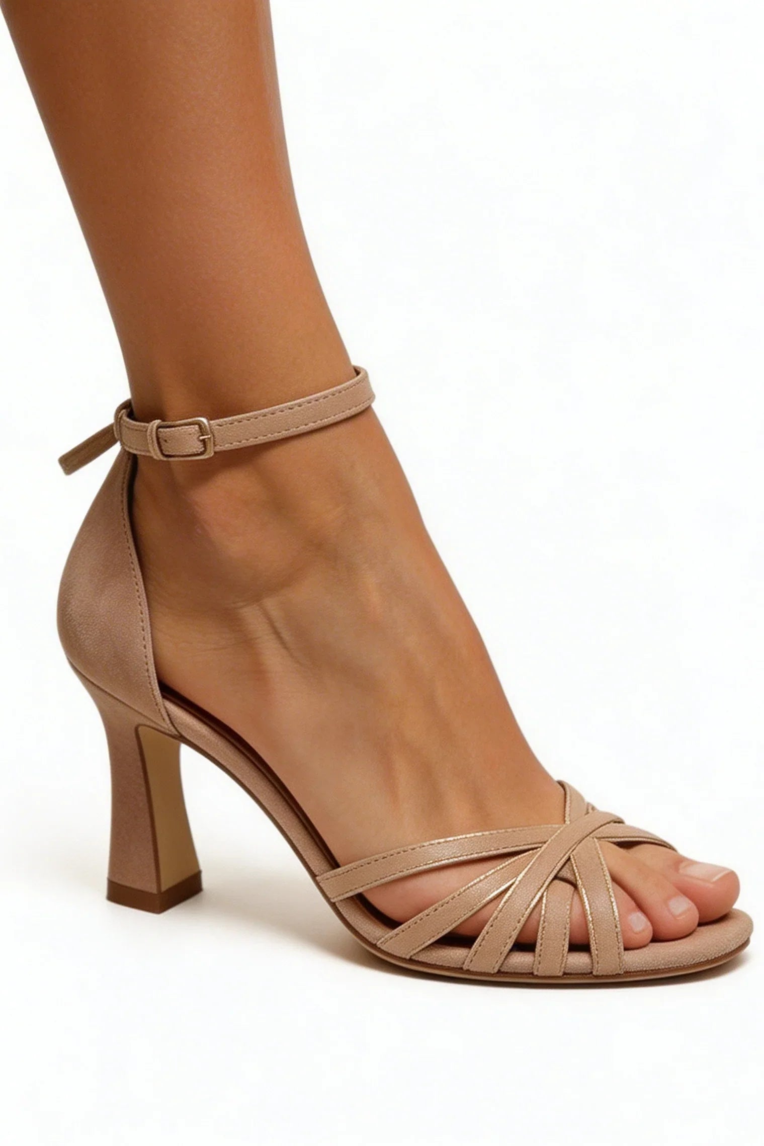 VICTORIA™ ZAPATOS DE TACÓN SLIM PATCHWORK PUNTA FINA